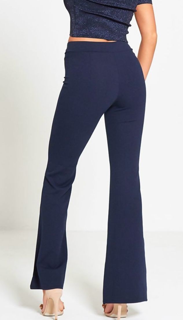 Ladies Plus size super stretch wide leg jeans
